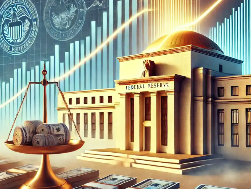 Illustration symbolique de la reprise financière de la Réserve fédérale américaine en 2025.