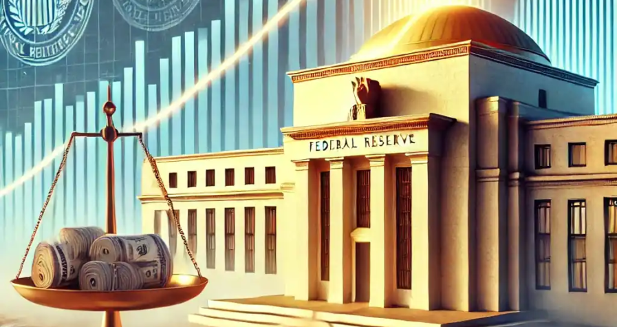 Illustration symbolique de la reprise financière de la Réserve fédérale américaine en 2025.