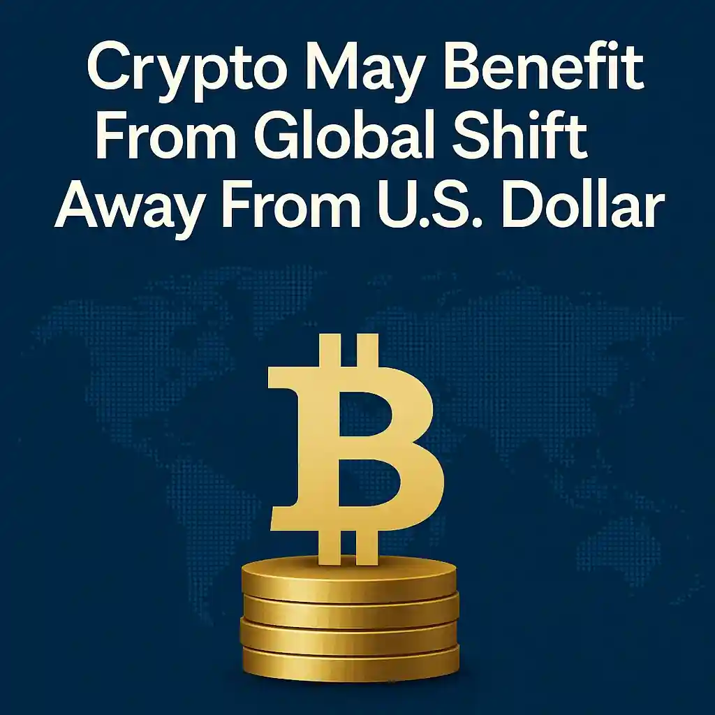 Bitcoin symbol dominating a digital landscape, emphasizing its massive market cap advantage over XRP in 2025.
