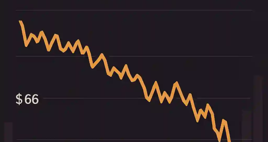 Headline graphic showing oil price crash driven by Trump’s tariffs and OPEC+ production boost with a jagged price chart.