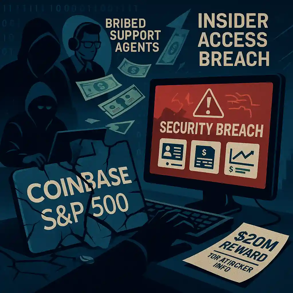 Hackers exploit Coinbase’s support agents in a social engineering attack, triggering a major breach days after its S&P 500 debut.
