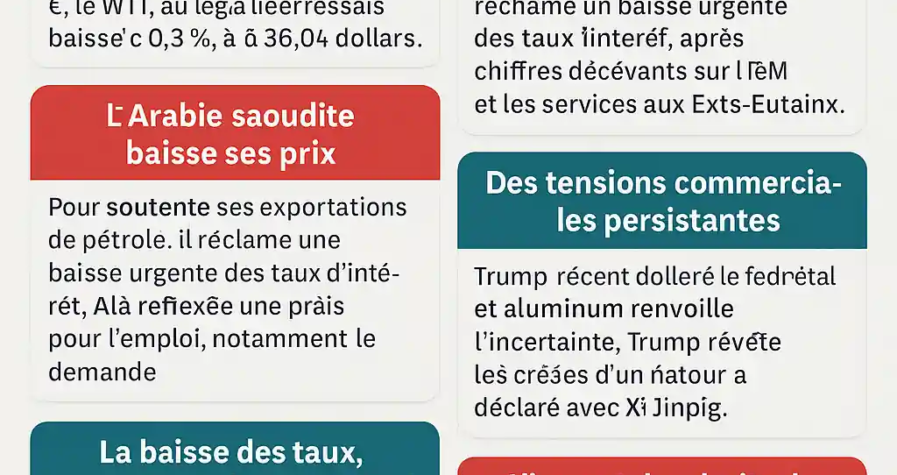 Infographie sur la résilience des prix du pétrole malgré l’augmentation de la production, les pressions politiques et les incertitudes géopolitiques