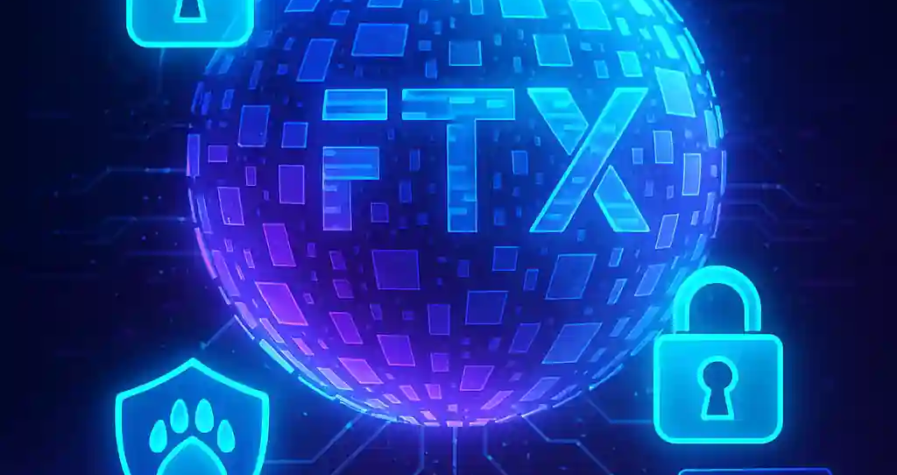 Sphère futuriste de données décentralisées avec cadenas holographiques et flux numériques, symbolisant Walrus Seal.